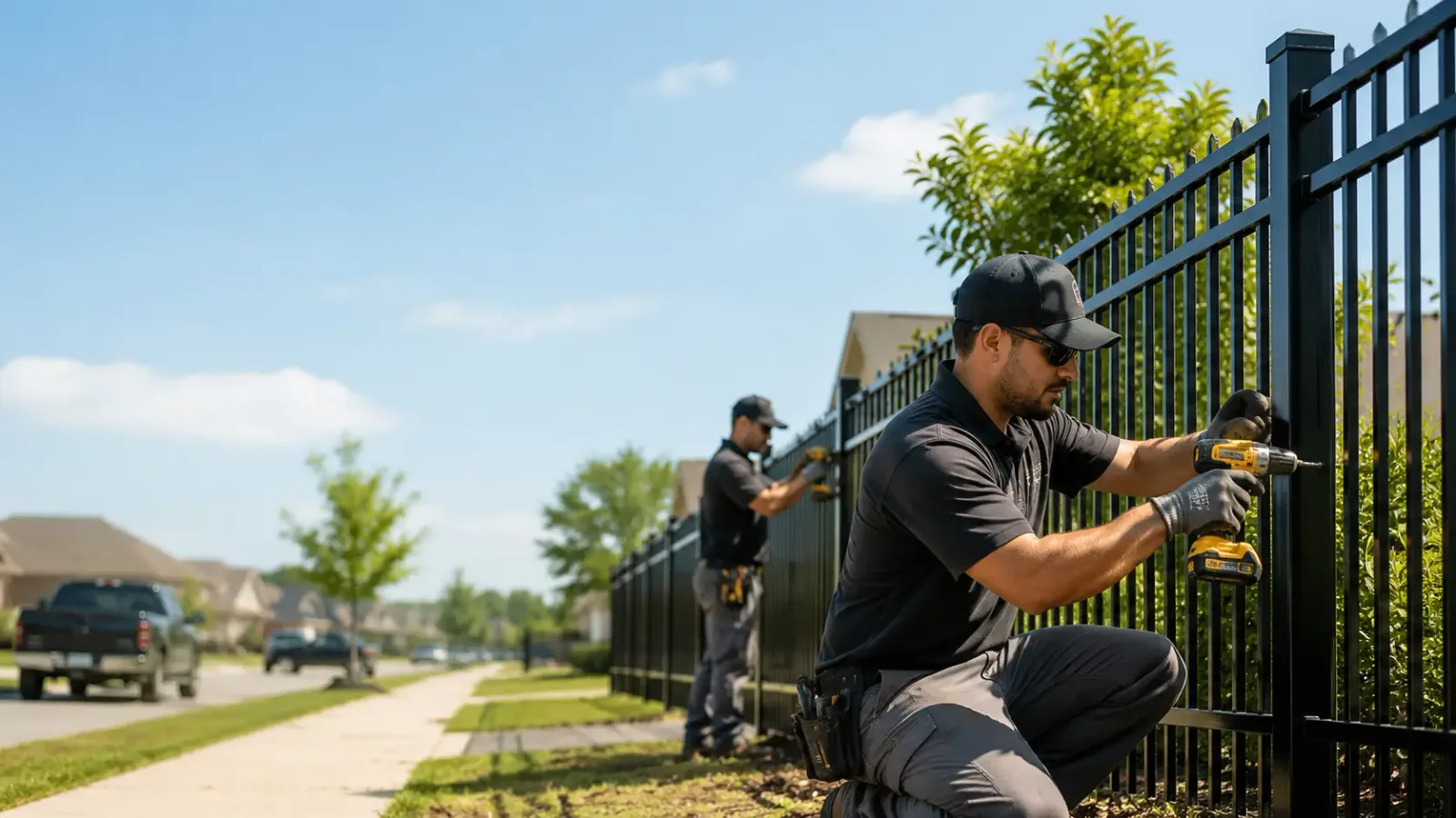 Metal Fence Installation in Ellinger, TX
